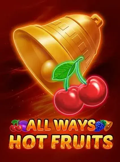 Decorative casino game artwork for HadesBet: All Ways Hot Fruits
