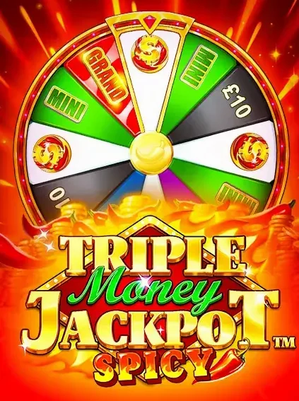 Decorative casino game artwork for HadesBet: Triple Money Jackpot Spicy